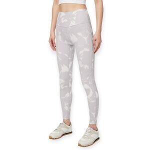 Lululemon Wunder Under High-Rise Tight 28" Luxtreme SIZE 6 White Silver Legging